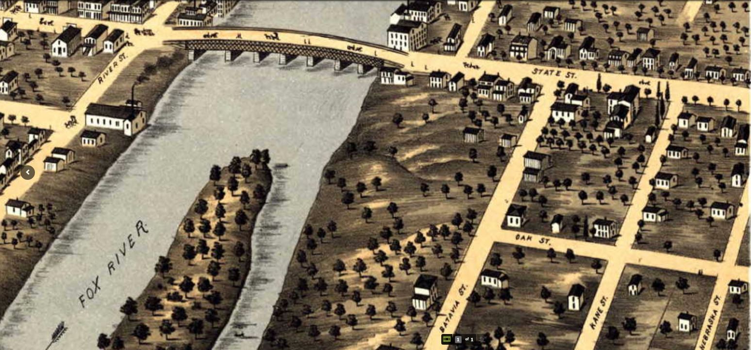 Birdseye view 1869